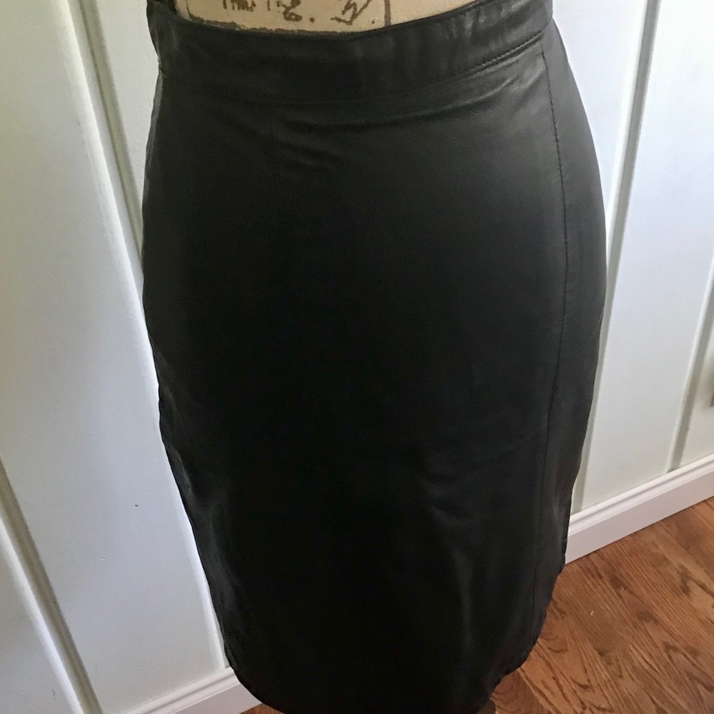 Leather skirt